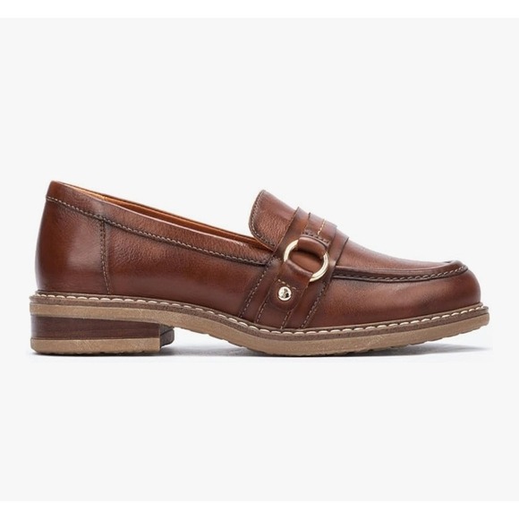 PIKOLINOS Shoes - NEW! Pikolinos Wms Aldaya Leather Loafers W8J-3541 Cuero EU 42/US 11.5-12 $185